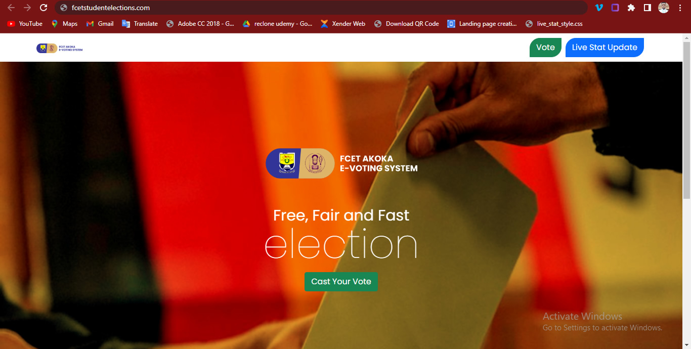 FCE Voting Platform